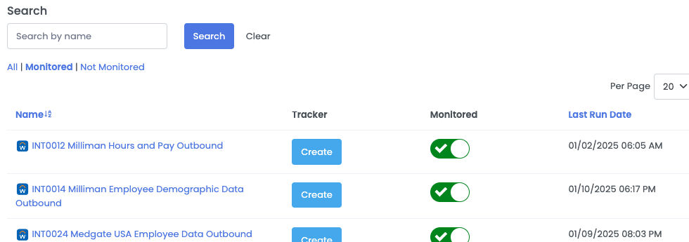 Monitor Integrations